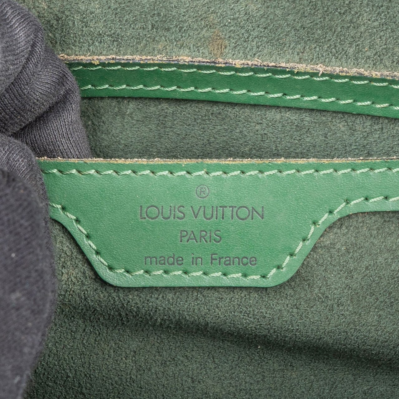 Louis Vuitton Louis Vuitton Green Epi Leather Soufflot Set Handbag Groen