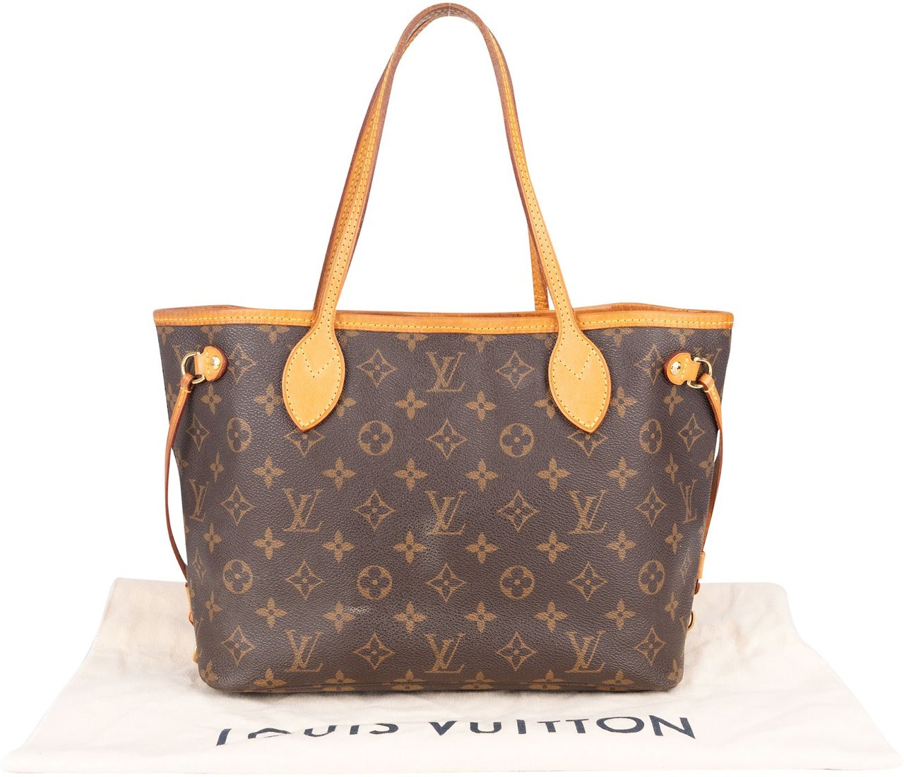 Louis Vuitton Louis Vuitton Monogram Canvas Neverfull PM Shoulder Bag Bruin