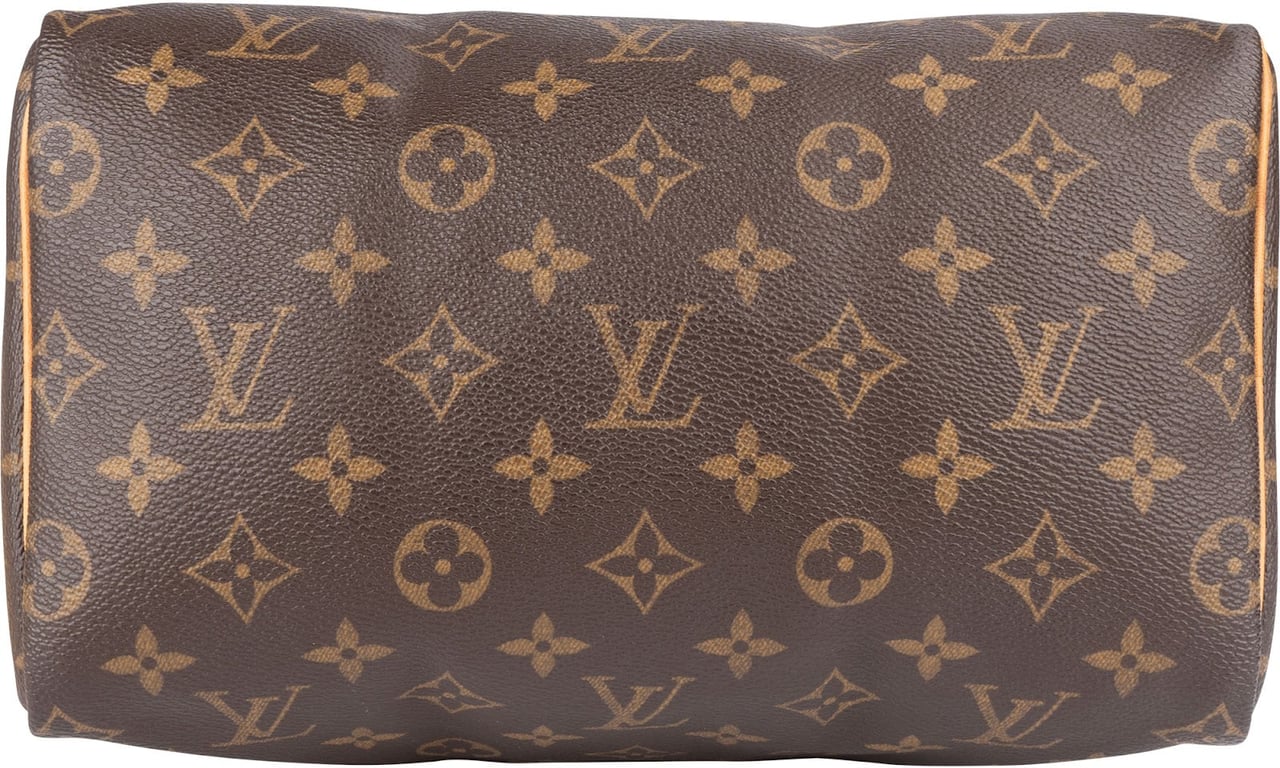 Louis Vuitton Louis Vuitton Monogram Canvas Speedy 25 Handbag Bruin