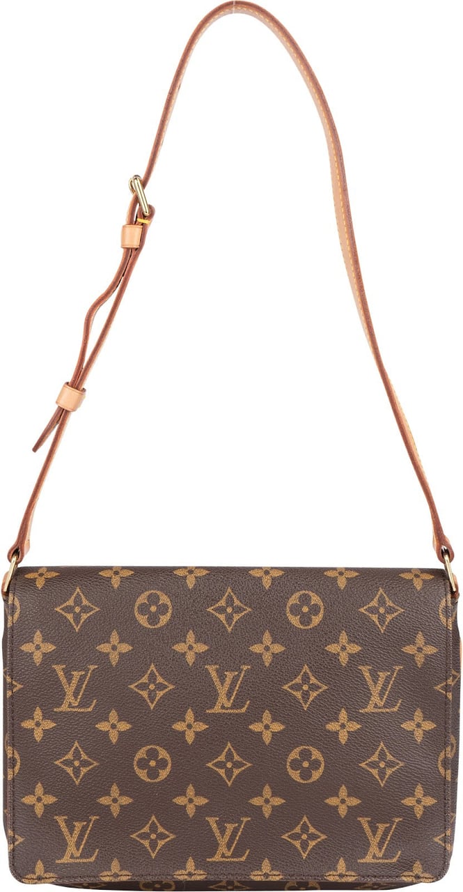 Louis Vuitton Louis Vuitton Monogram Canvas Musette Tango Shoulder Bag Bruin