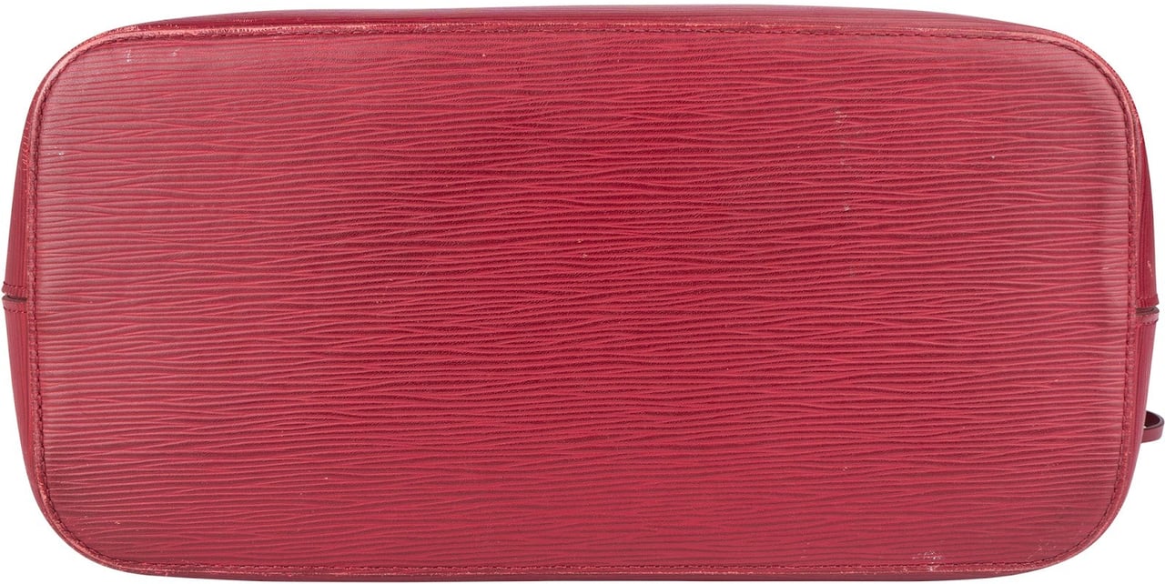 Louis Vuitton Louis Vuitton Red Epi Leather Neverfull MM Shopper Handbag Rood