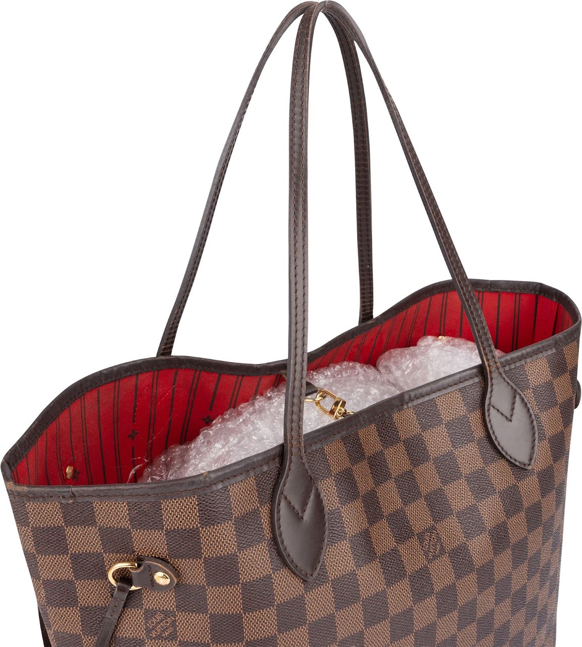 Louis Vuitton Louis Vuitton Monogram Damier Ebene Neverfull MM Shopper Shoulder Bag Bruin