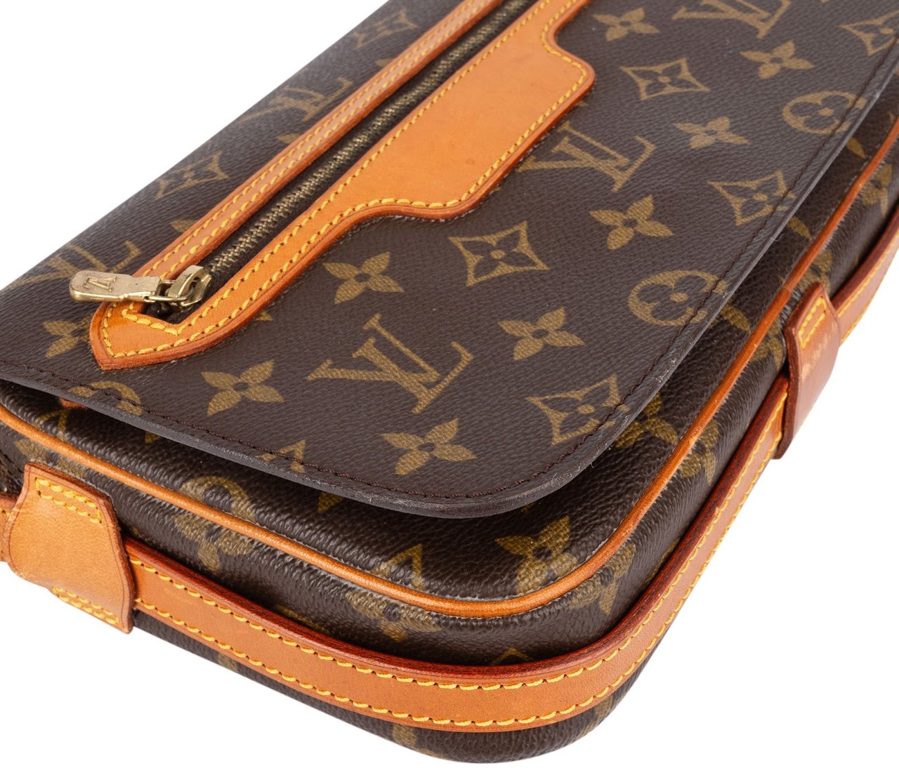 Louis Vuitton Louis Vuitton Monogram Canvas Saint Germain PM Crossbody Bag Bruin