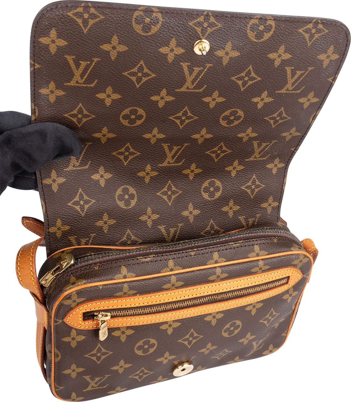 Louis Vuitton Louis Vuitton Monogram Canvas Saint Germain PM Crossbody Bag Bruin