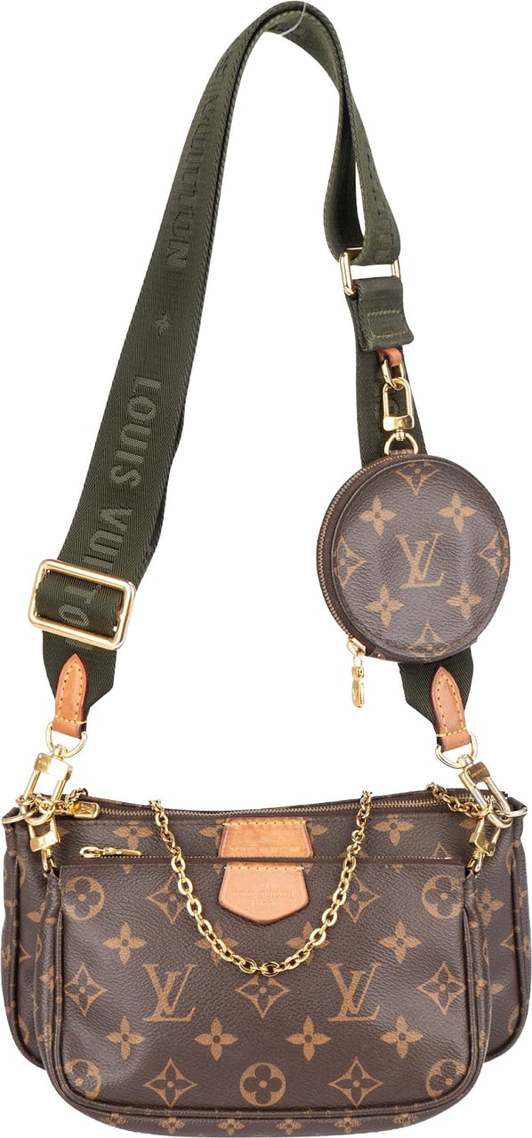 Louis Vuitton Louis Vuitton Monogram Canvas Multi Pochette Accessoires Crossbody Bag Bruin