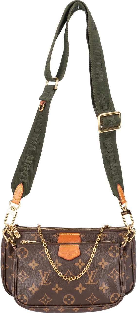 Louis Vuitton Louis Vuitton Monogram Canvas Multi Pochette Accessoires Crossbody Bag Bruin