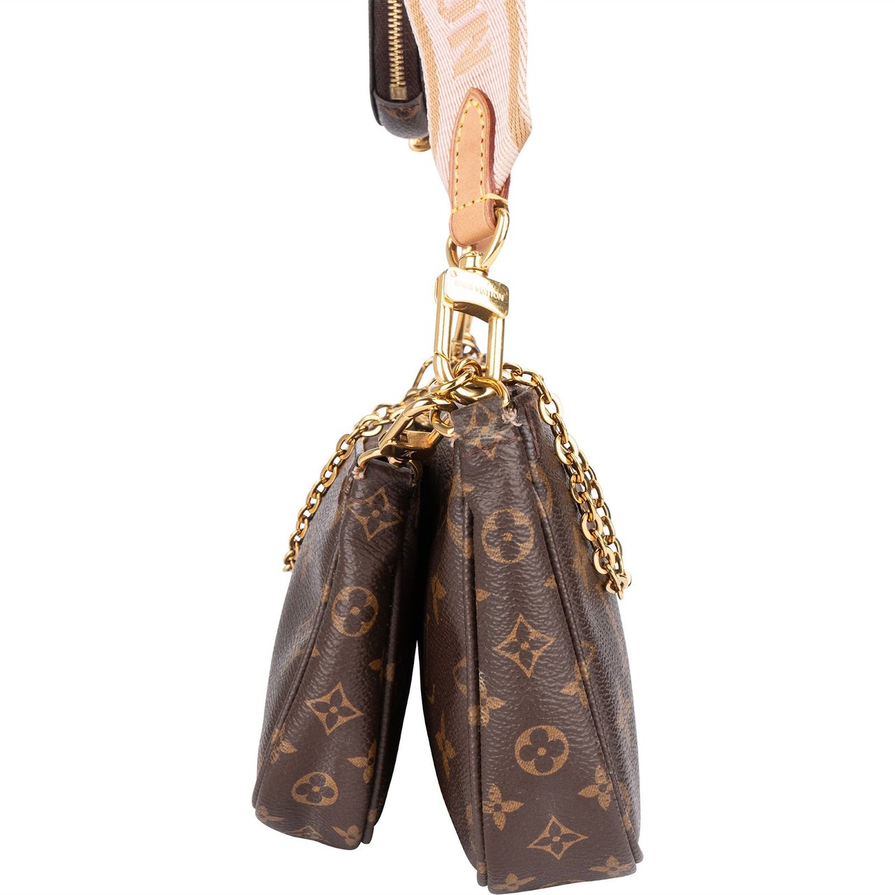 Louis Vuitton Louis Vuitton Monogram Canvas Multi Pochette Accessoires Crossbody Bag Bruin