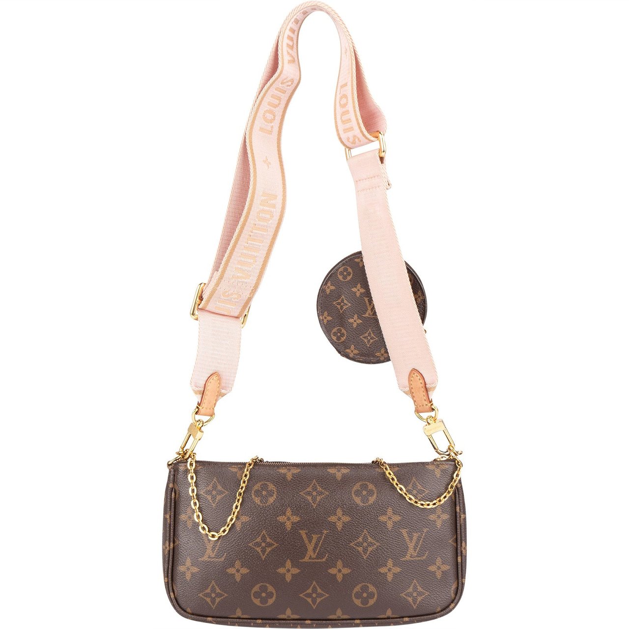 Louis Vuitton Louis Vuitton Monogram Canvas Multi Pochette Accessoires Crossbody Bag Bruin