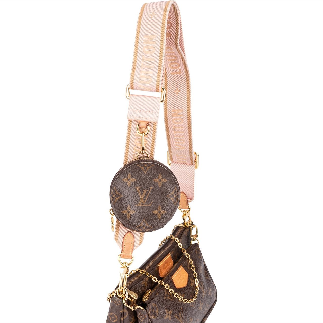 Louis Vuitton Louis Vuitton Monogram Canvas Multi Pochette Accessoires Crossbody Bag Bruin