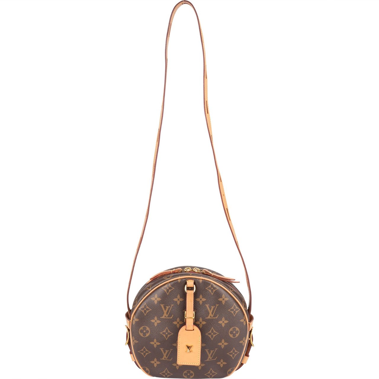 Louis Vuitton Louis Vuitton Monogram Canvas Boite Chapeau Souple MM Crossbody Bag Bruin