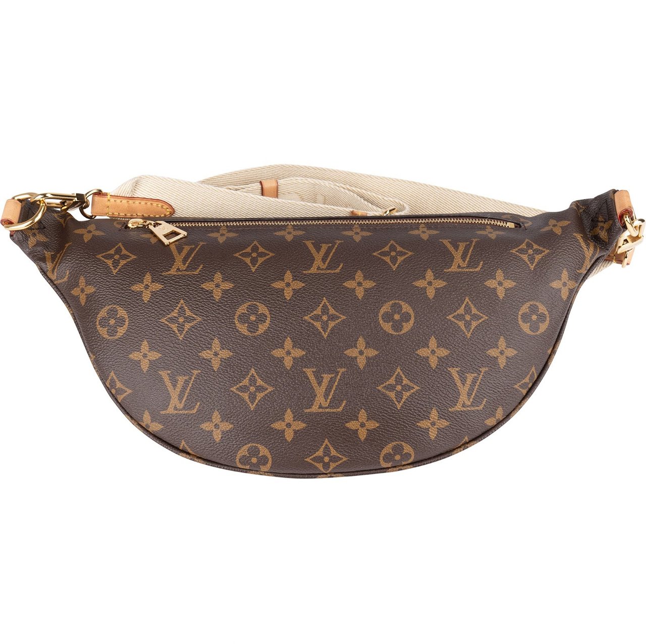 Louis Vuitton Louis Vuitton Monogram Canvas High Rise Mng Bumbag Crossbody Bag Bruin