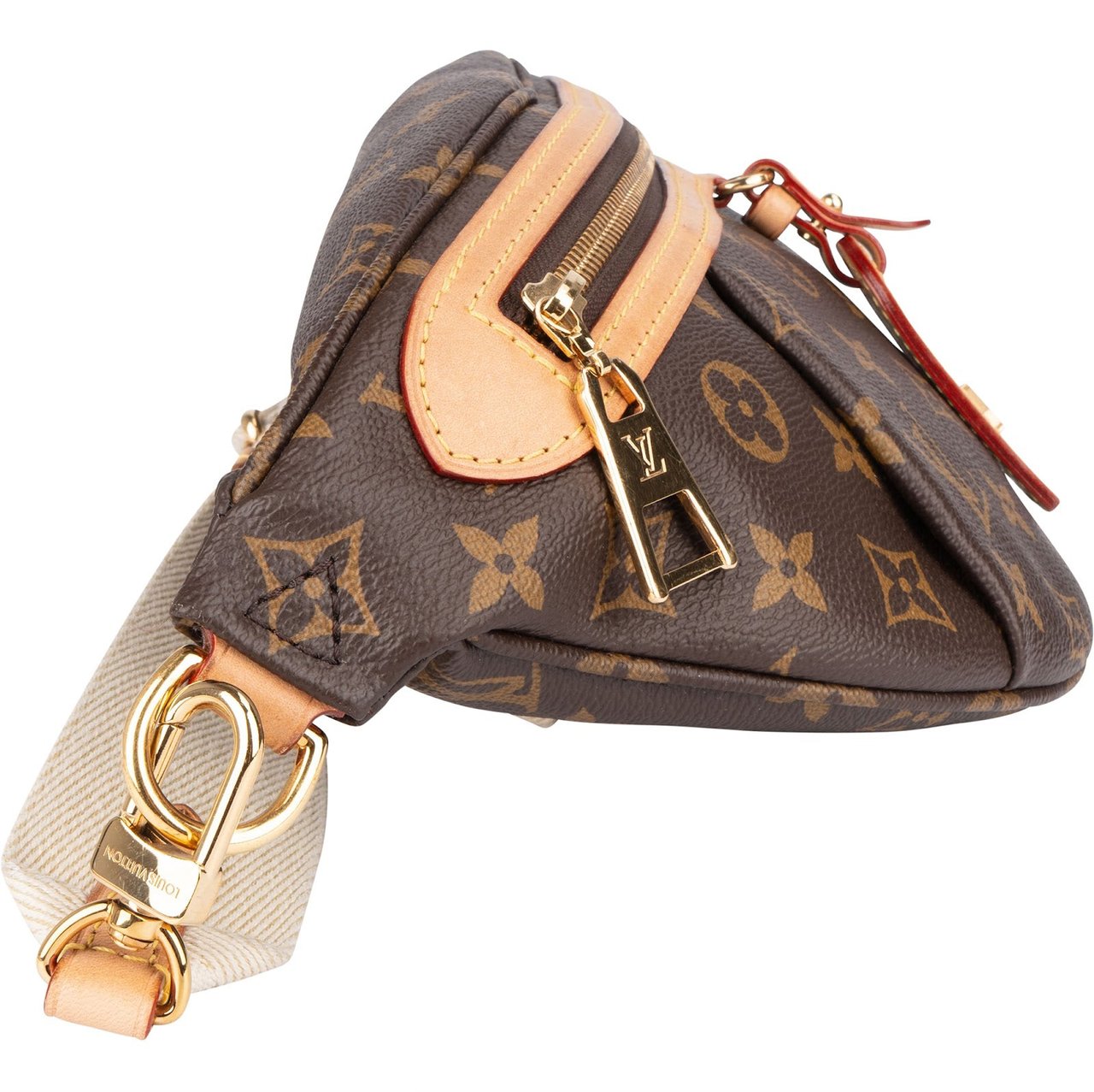 Louis Vuitton Louis Vuitton Monogram Canvas High Rise Mng Bumbag Crossbody Bag Bruin