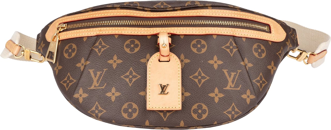 Louis Vuitton Louis Vuitton Monogram Canvas High Rise Mng Bumbag Crossbody Bag Bruin