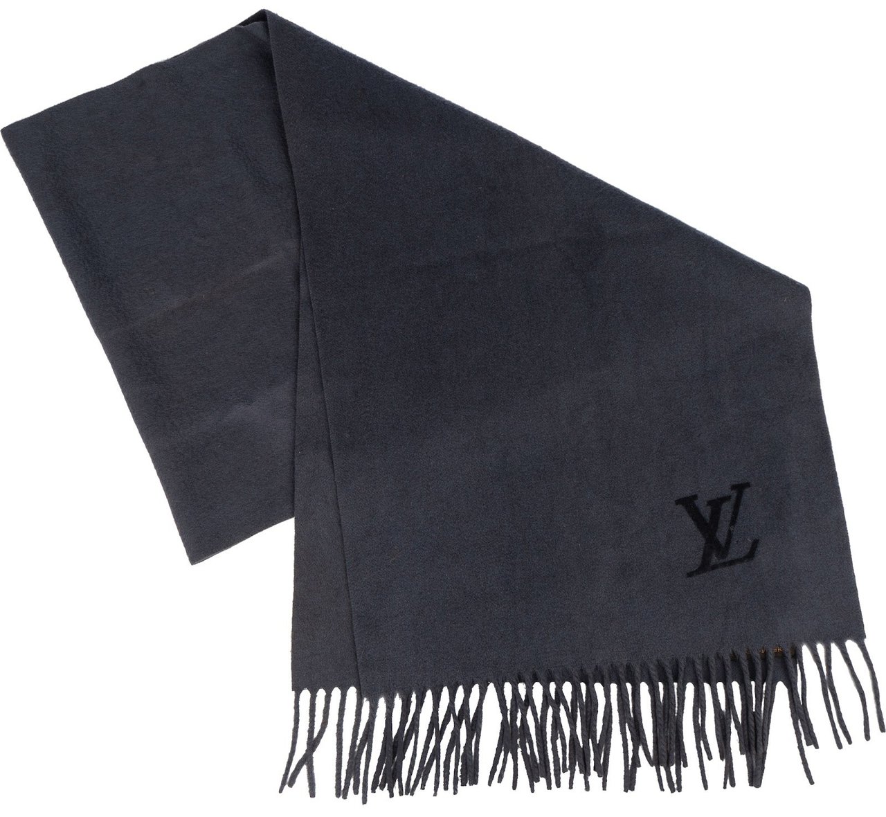Louis Vuitton Louis Vuitton Cashmere Monogram Classic Schal Scarf Zwart