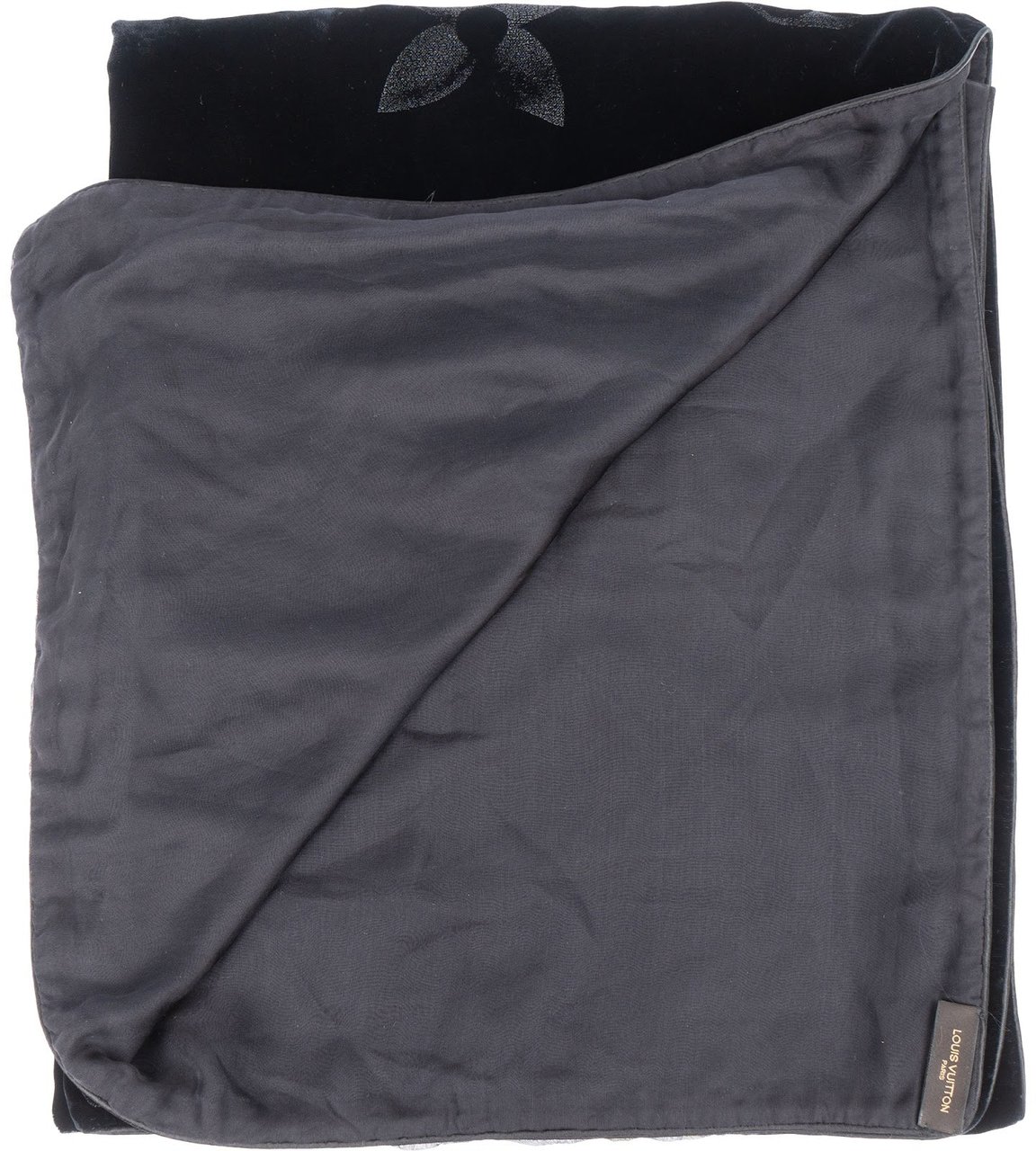 Louis Vuitton Louis Vuitton Velvet Monogram Schal Scarf Zwart