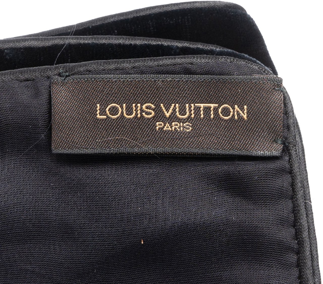 Louis Vuitton Louis Vuitton Velvet Monogram Schal Scarf Zwart