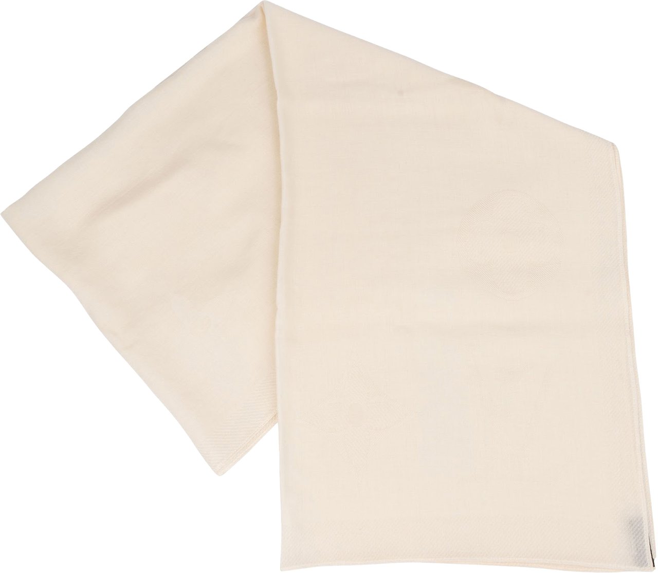 Louis Vuitton Louis Vuitton Cashmere Monogram Schal Scarf Wit