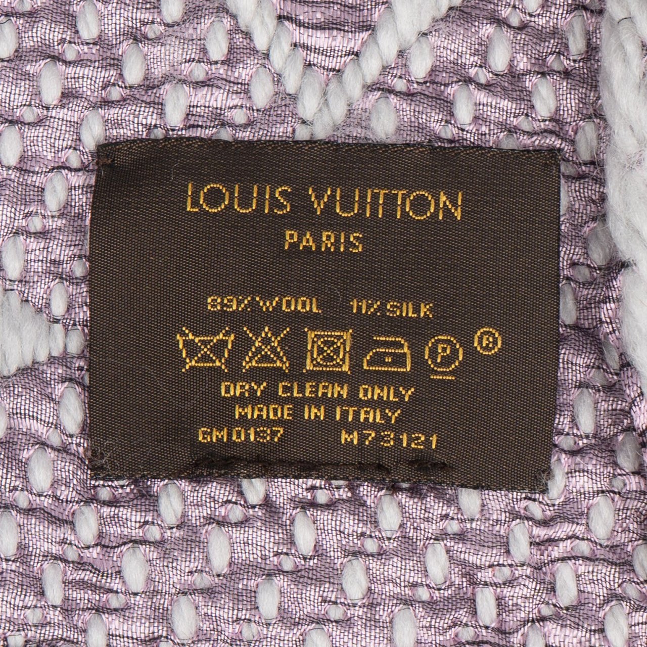 Louis Vuitton Louis Vuitton Wool Monogram Logomania Schal Scarf Donkergrijs