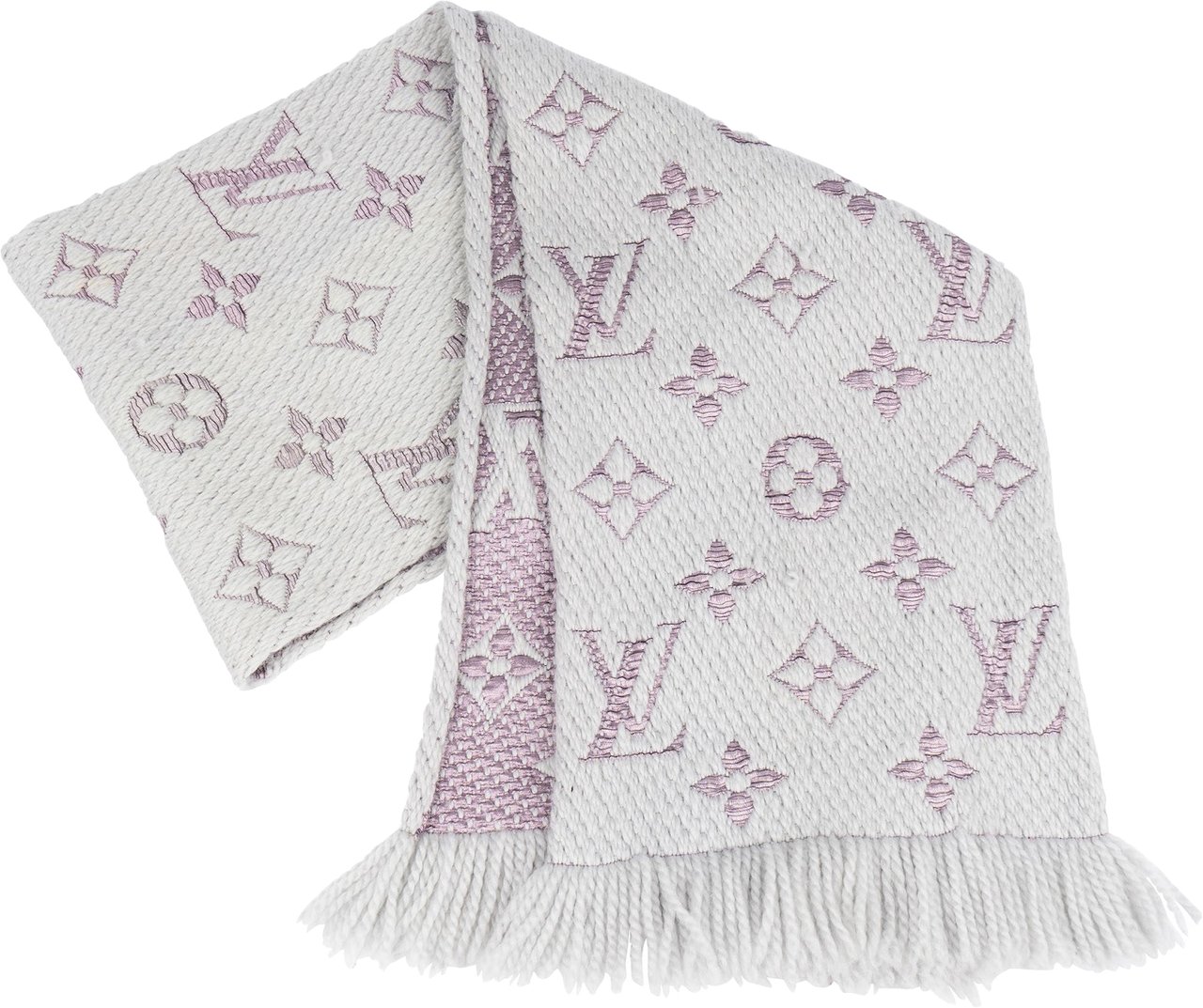 Louis Vuitton Louis Vuitton Wool Monogram Logomania Schal Scarf Donkergrijs