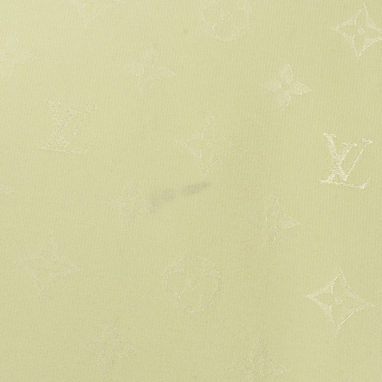 Louis Vuitton Louis Vuitton Silk Mini Monogram Tuch Scarf Lime