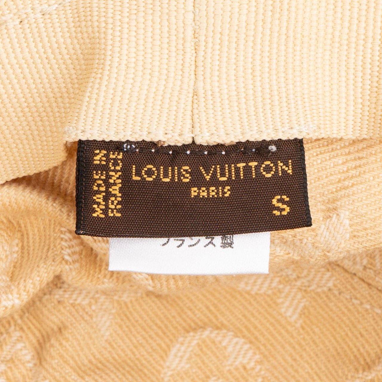 Louis Vuitton Louis Vuitton Beige Monogram Denim Bob Hat Divers