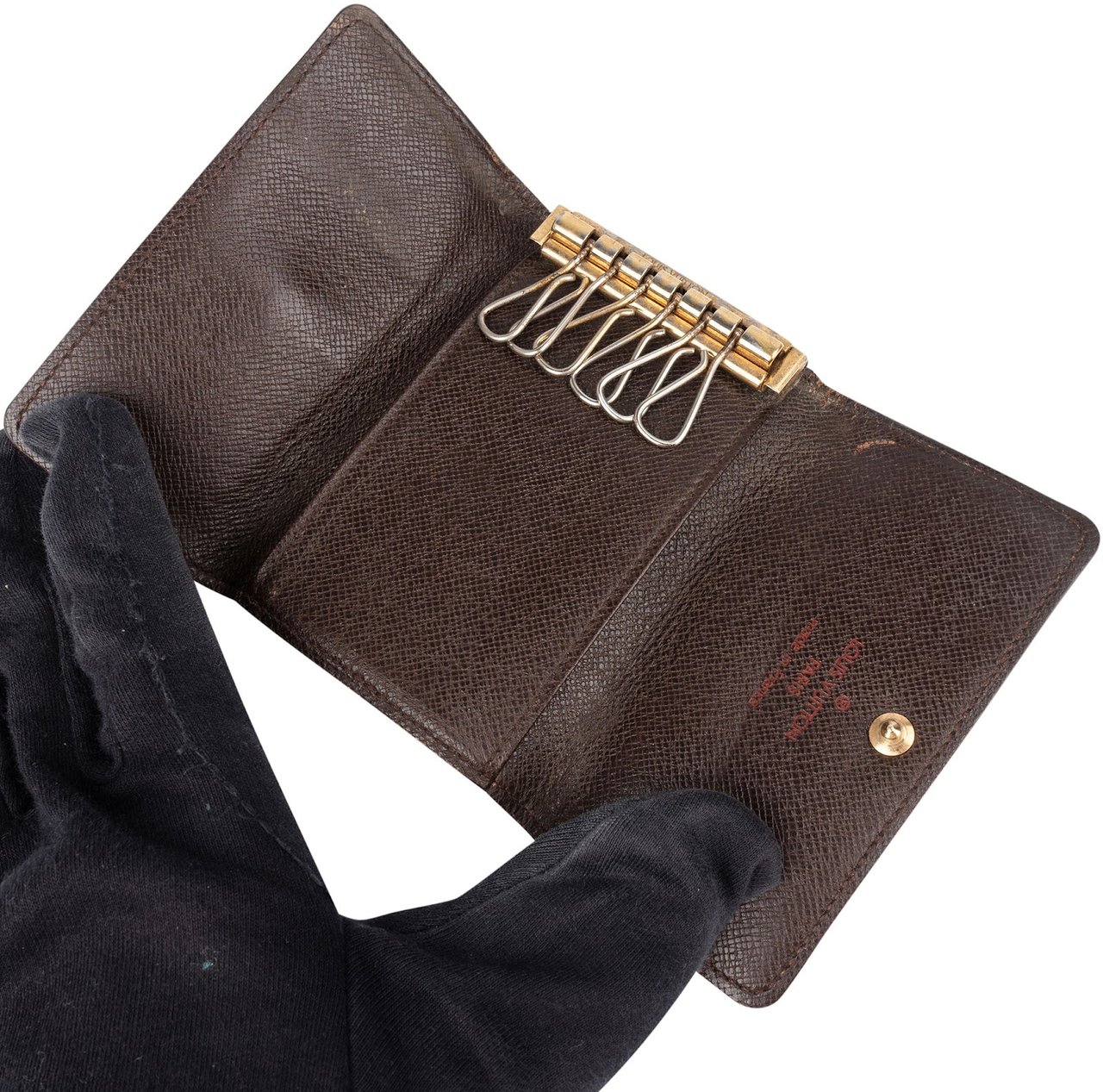 Louis Vuitton Louis Vuitton Monogram Damier Ebene Keyholder Bruin