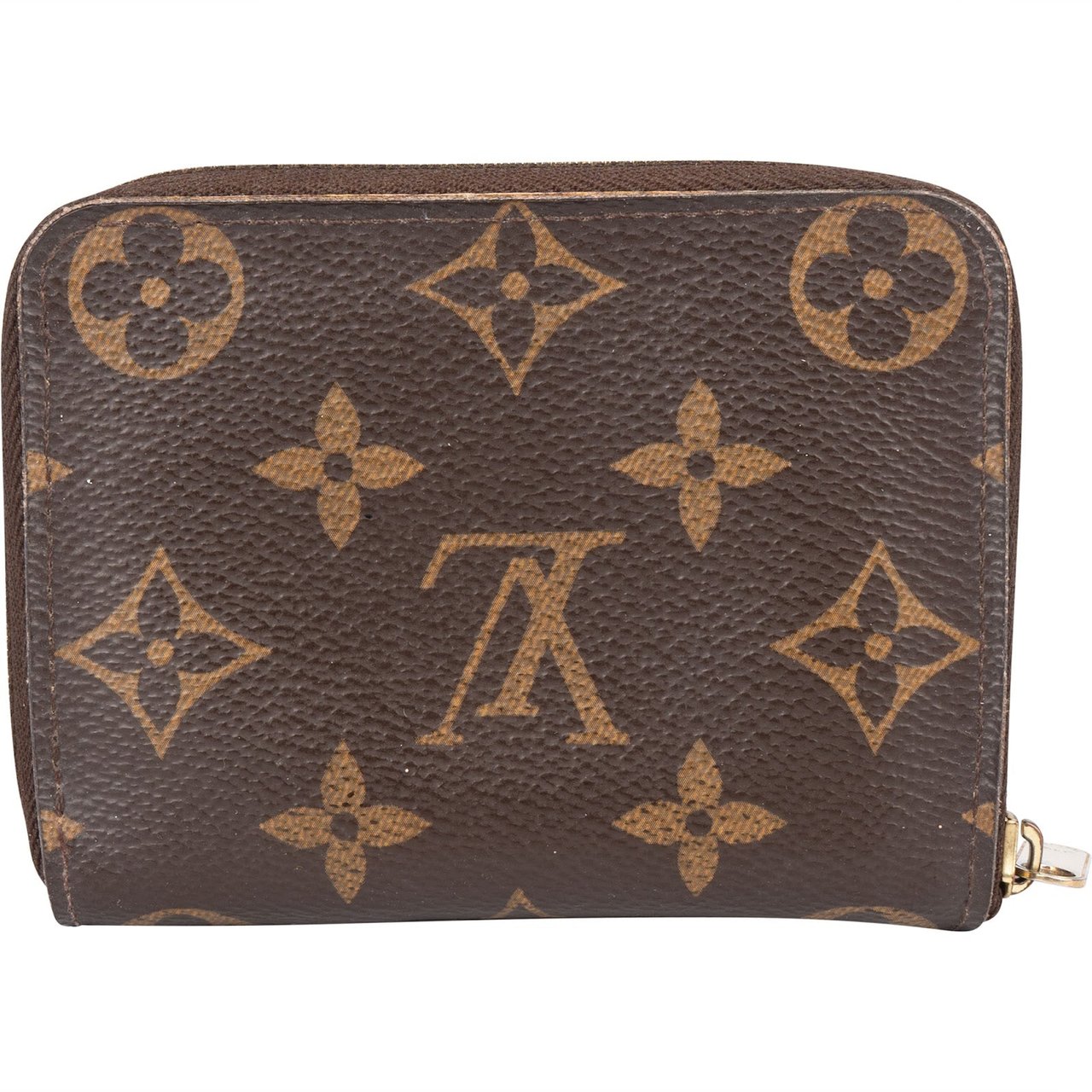 Louis Vuitton Louis Vuitton Monogram Canvas Zippy Coin Wallet Bruin