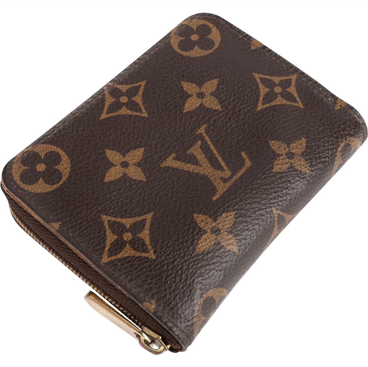 Louis Vuitton Louis Vuitton Monogram Canvas Zippy Coin Wallet Bruin