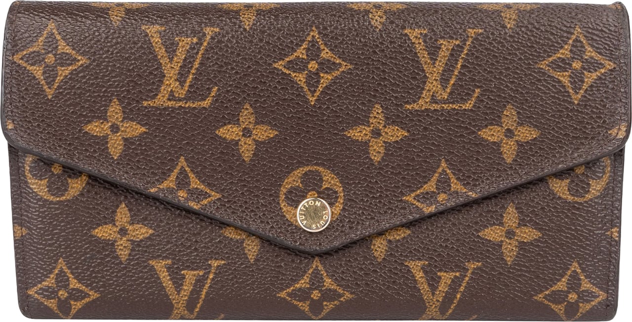 Louis Vuitton Louis Vuitton Monogram Canvas Sarah Wallet Bruin