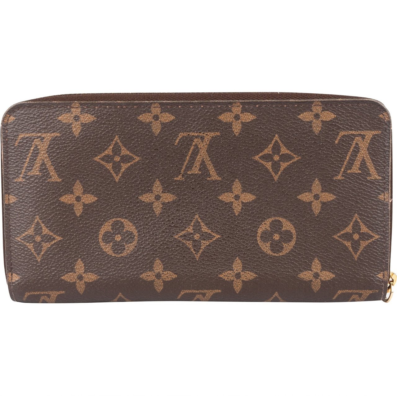 Louis Vuitton Louis Vuitton Monogram Canvas Zippy Wallet Bruin
