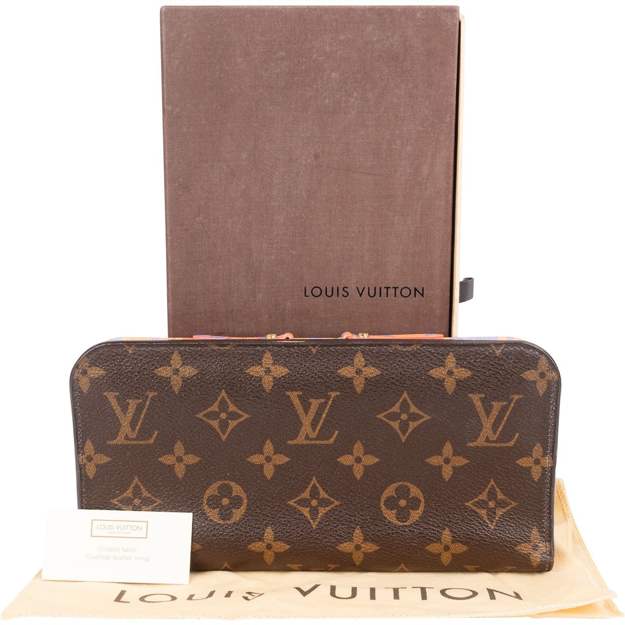 Louis Vuitton Louis Vuitton Monogram Canvas Evasion Insolite Zippy Wallet Bruin