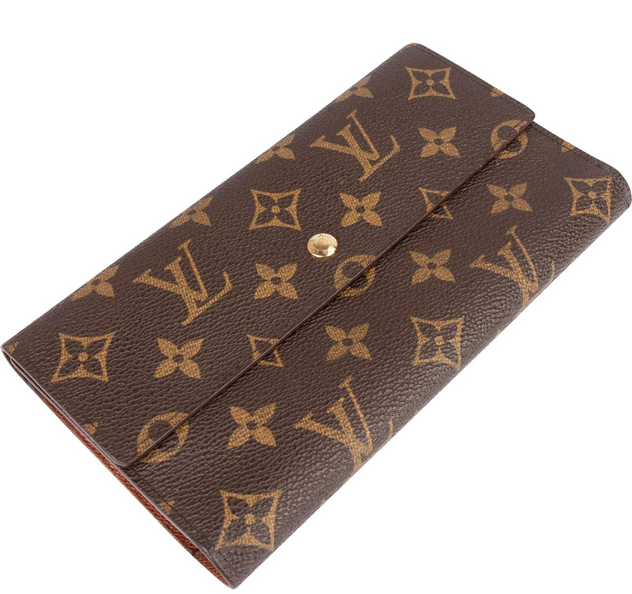 Louis Vuitton Louis Vuitton Monogram Canvas Sarah Wallet Bruin