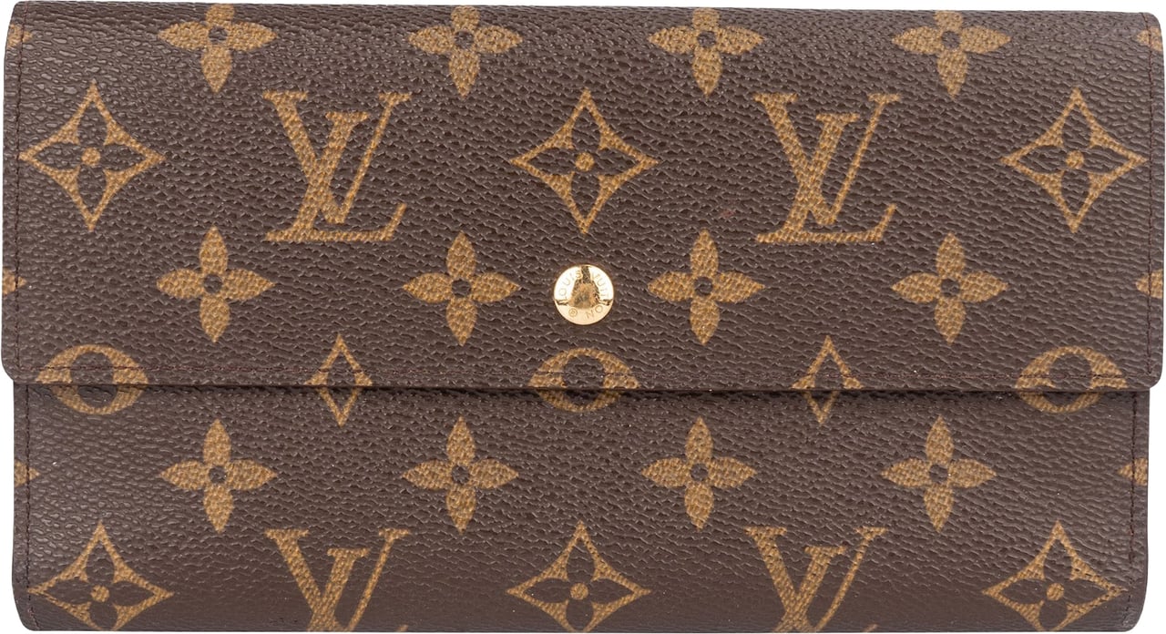 Louis Vuitton Louis Vuitton Monogram Canvas Sarah Wallet Bruin