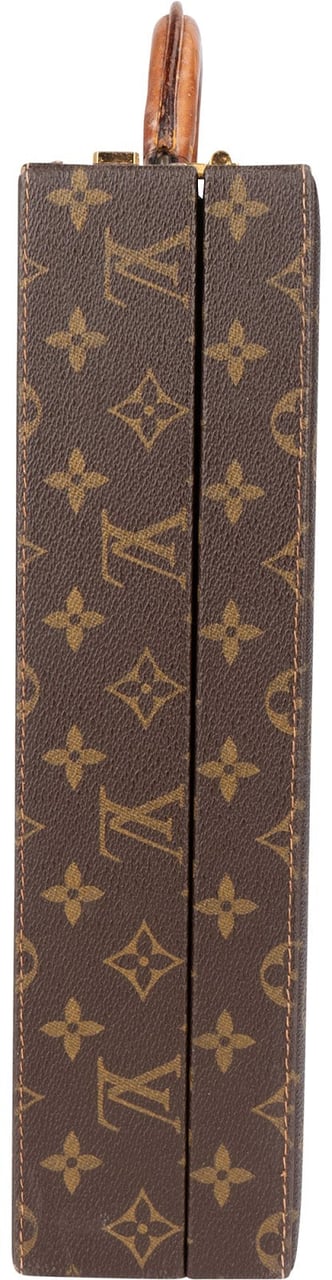 Louis Vuitton Louis Vuitton Monogram Canvas President Briefcase Aktenkoffer Bruin