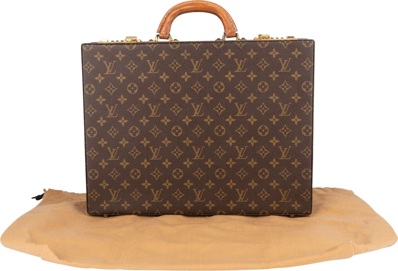 Louis Vuitton Louis Vuitton Monogram Canvas President Briefcase Aktenkoffer Bruin