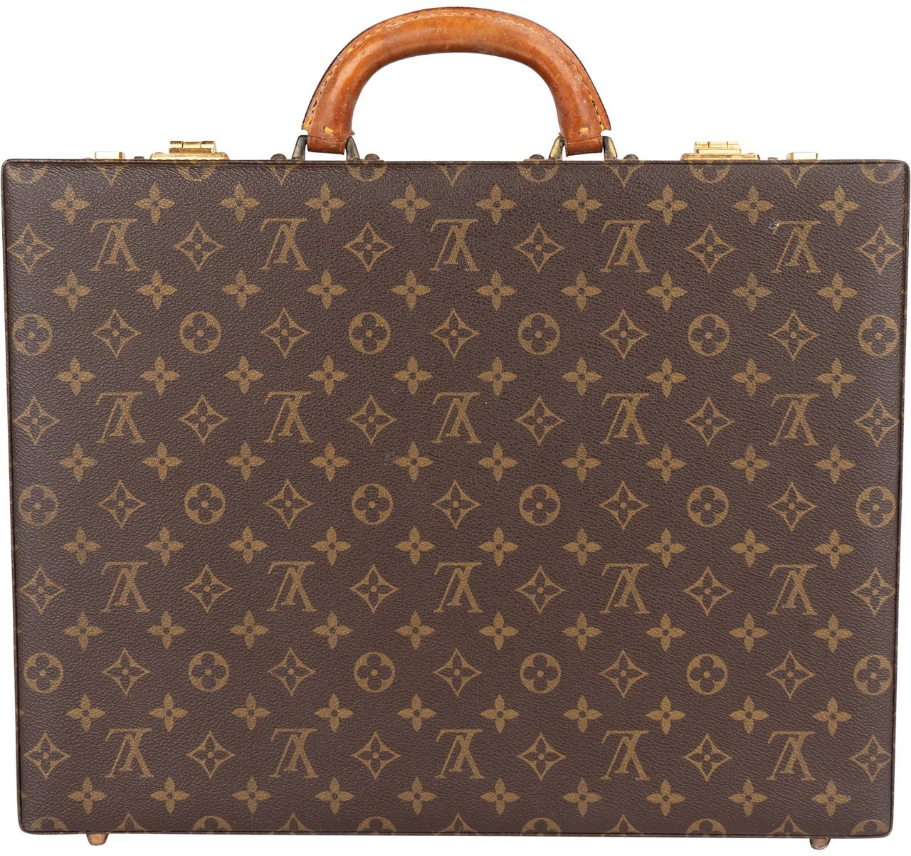 Louis Vuitton Louis Vuitton Monogram Canvas President Briefcase Aktenkoffer Bruin