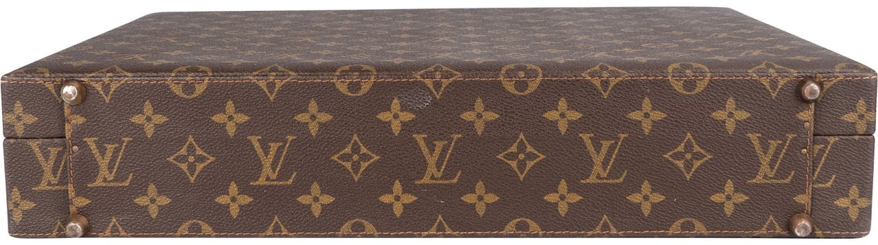 Louis Vuitton Louis Vuitton Monogram Canvas President Briefcase Aktenkoffer Bruin