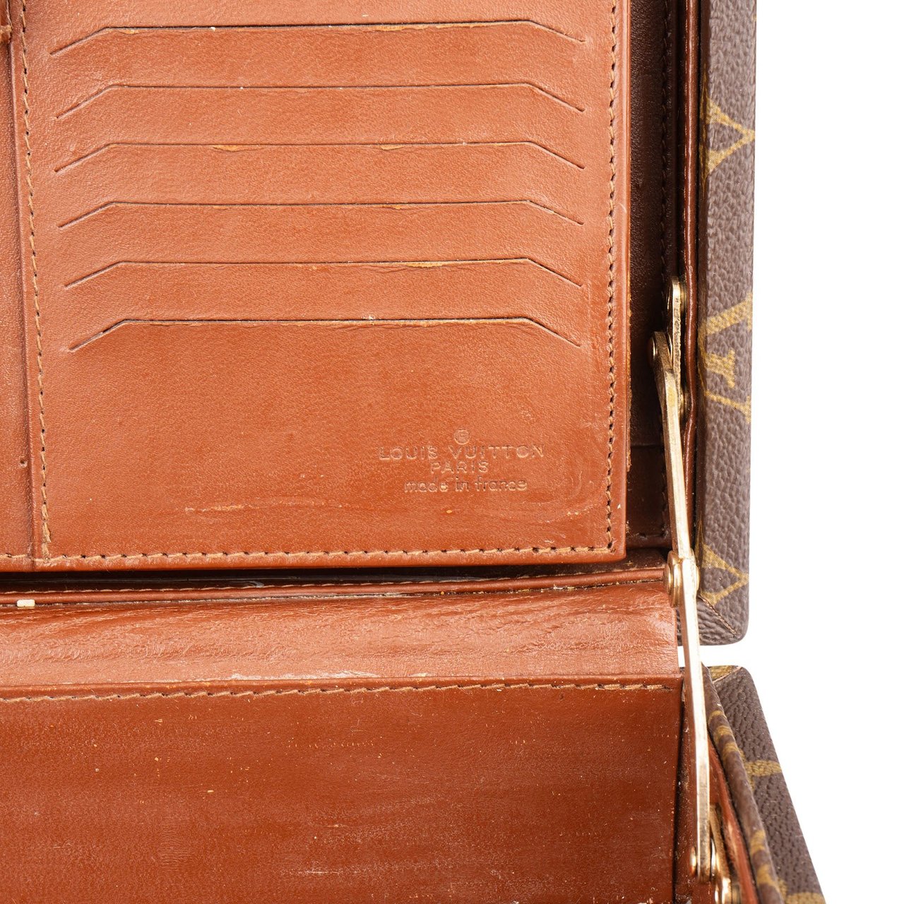 Louis Vuitton Louis Vuitton Monogram Canvas President Briefcase Aktenkoffer Bruin