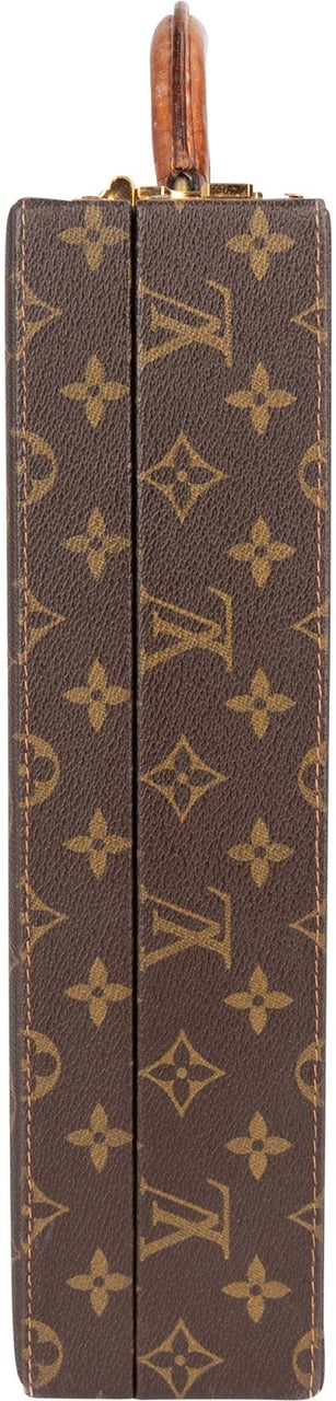 Louis Vuitton Louis Vuitton Monogram Canvas President Briefcase Aktenkoffer Bruin