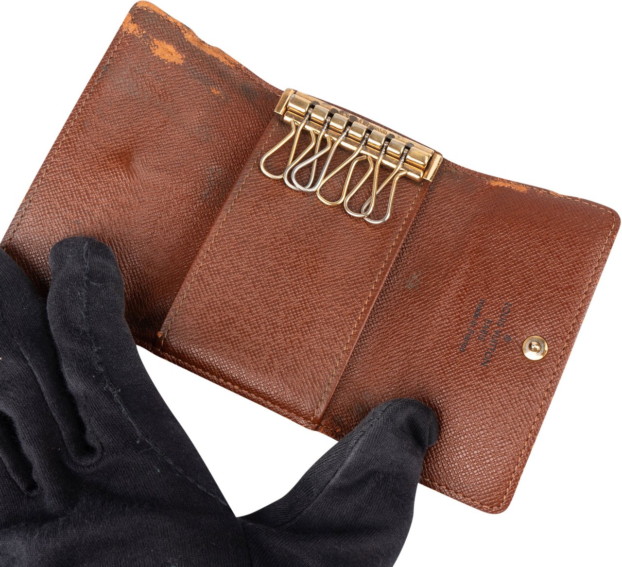 Louis Vuitton Louis Vuitton Monogram Canvas Keyholder Bruin