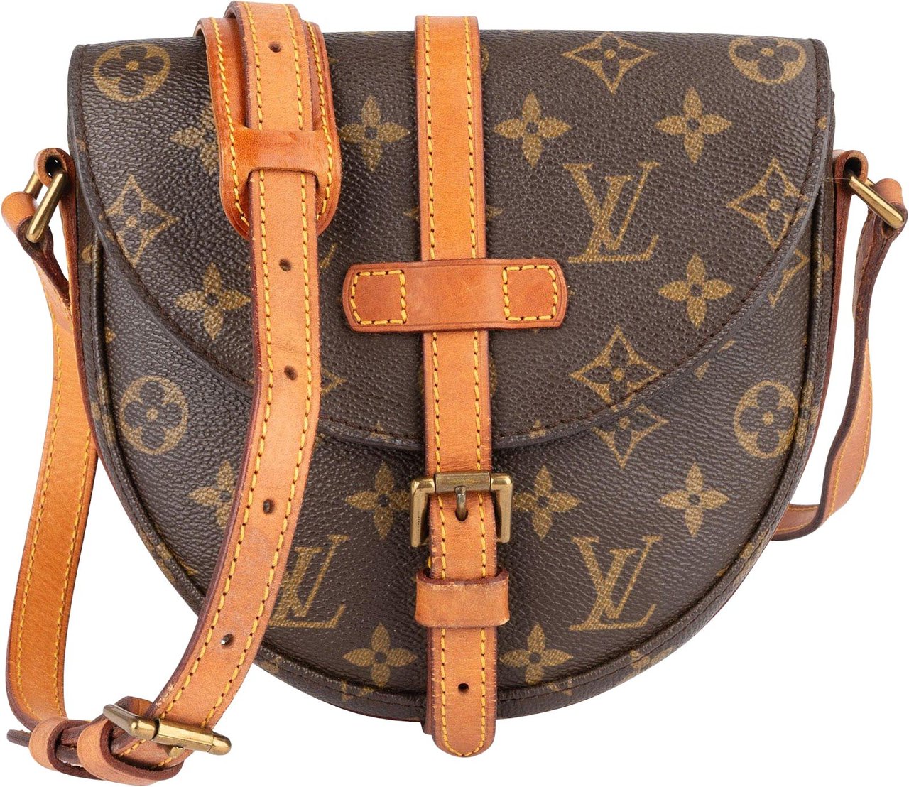 Louis Vuitton Louis Vuitton Monogram Canvas Chantilly PM Crossbody Bag Bruin