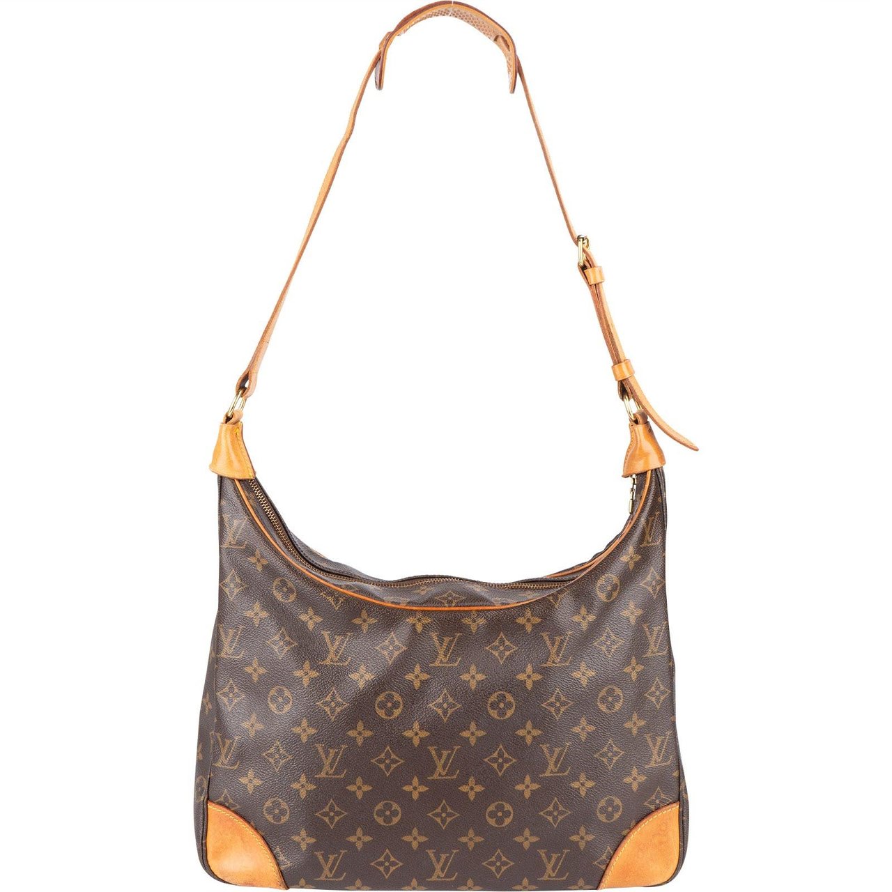 Louis Vuitton Louis Vuitton Canvas Monogram Boulogne Crossbody Bag Bruin