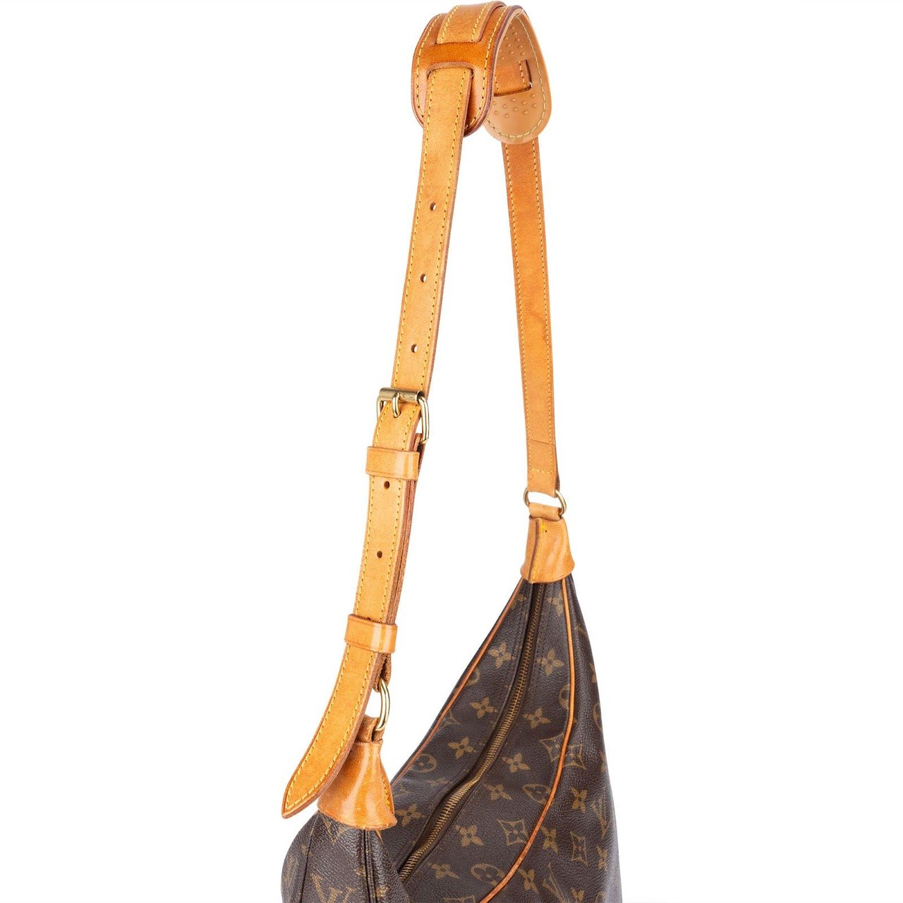Louis Vuitton Louis Vuitton Canvas Monogram Boulogne Crossbody Bag Bruin