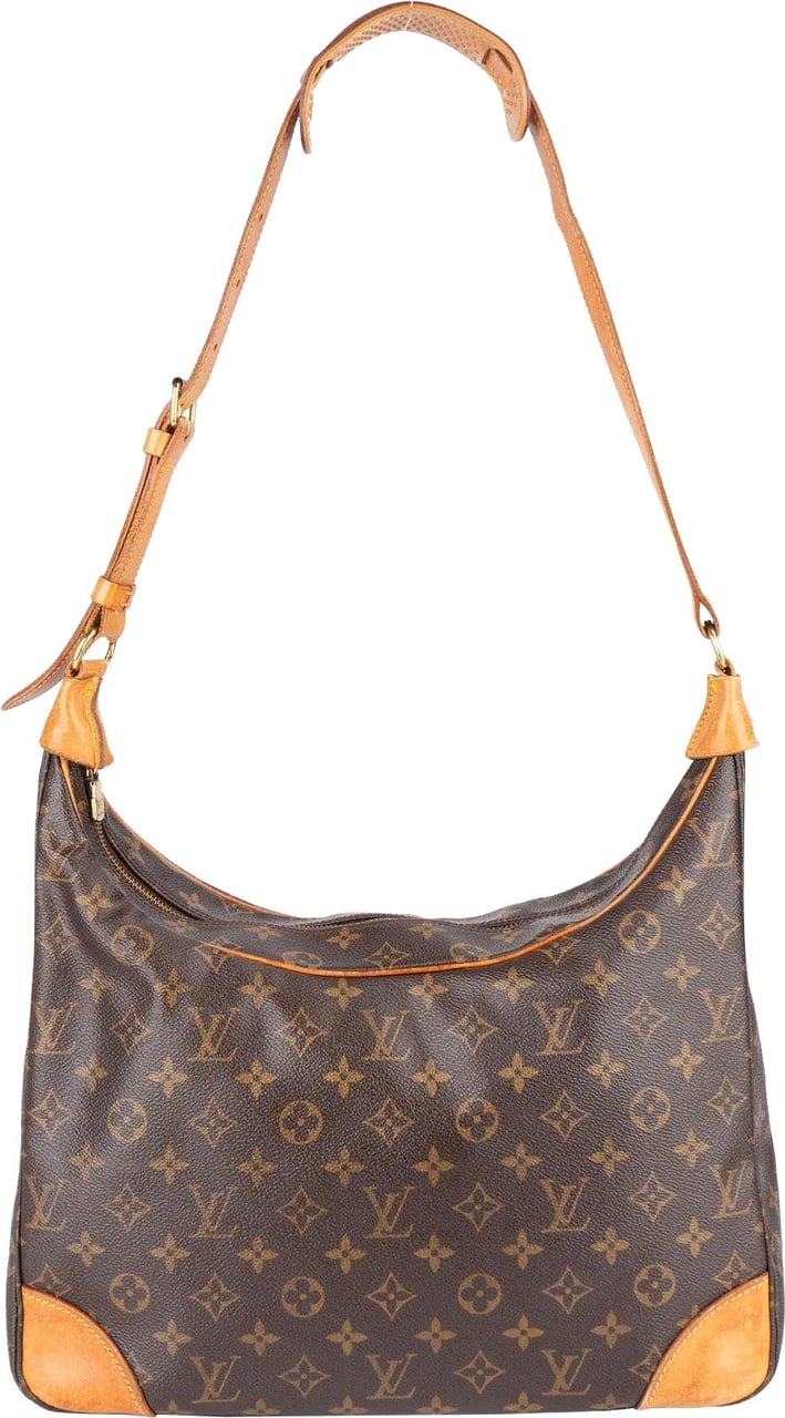 Louis Vuitton Louis Vuitton Canvas Monogram Boulogne Crossbody Bag Bruin