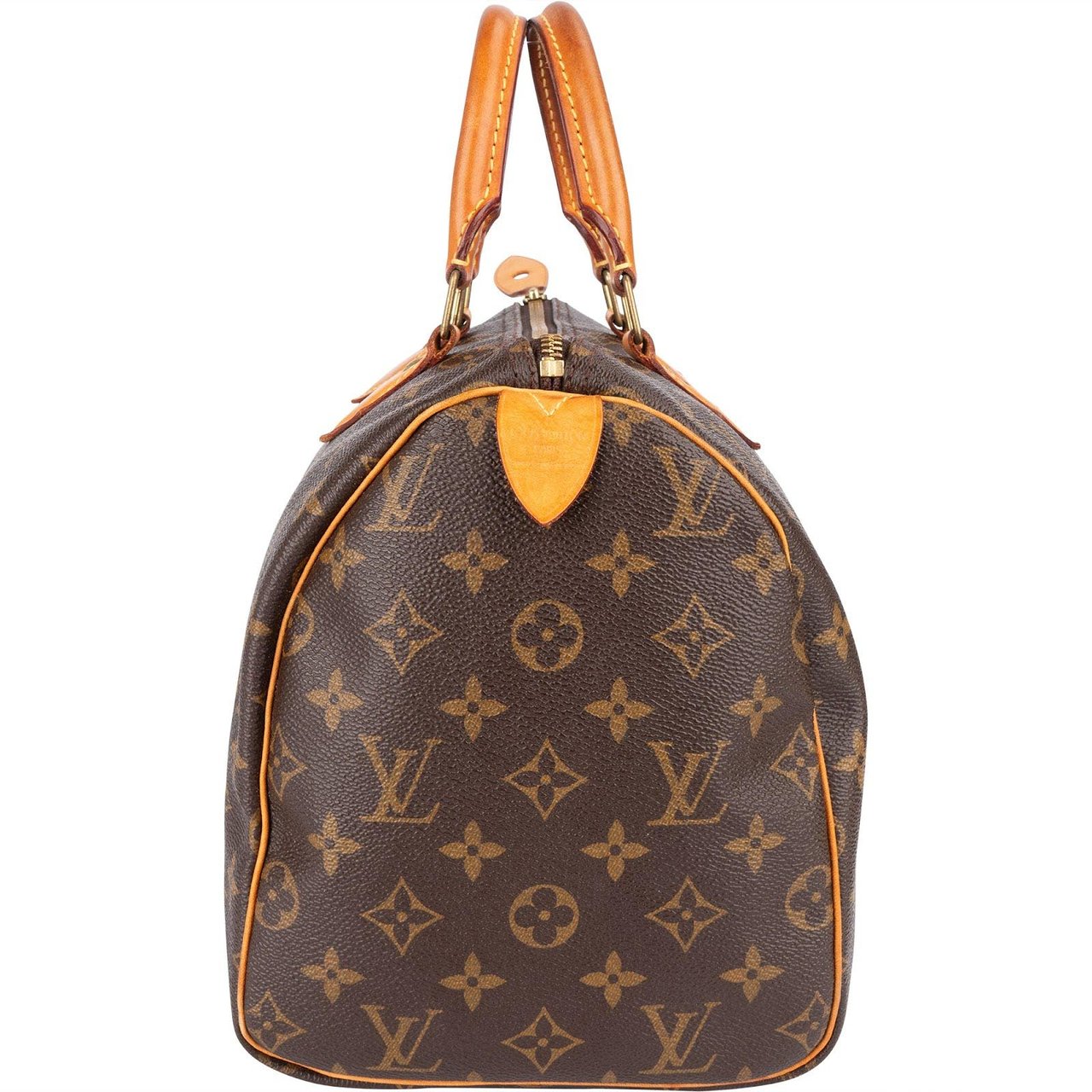 Louis Vuitton Louis Vuitton Monogram Canvas Speedy 30 Handbag Bruin