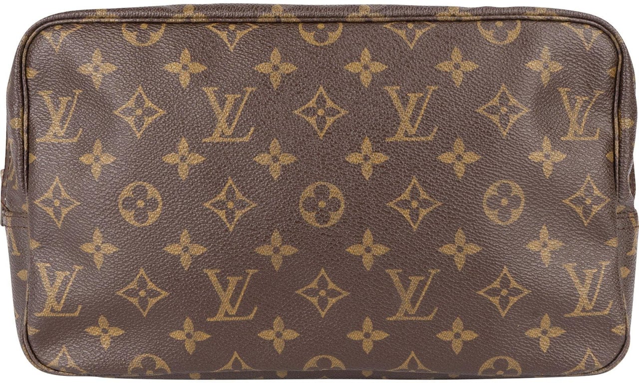 Louis Vuitton Louis Vuitton Canvas Monogram Trousse Toilette 28 Clutch Bruin