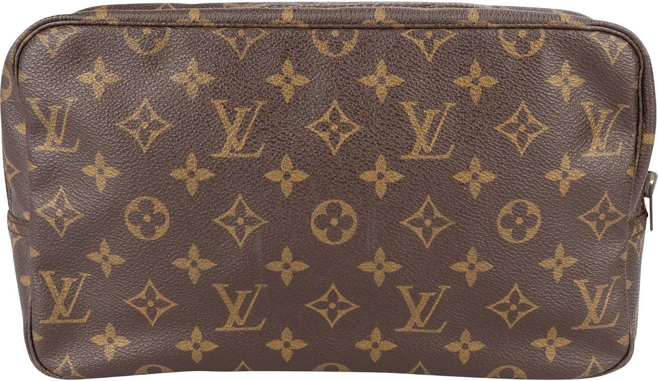 Louis Vuitton Louis Vuitton Canvas Monogram Trousse Toilette 28 Clutch Bruin