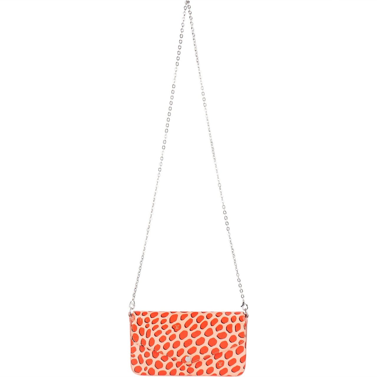 Louis Vuitton Limited Monogram Vernis Jungle Dots Felicie Crossbody Bag Roze