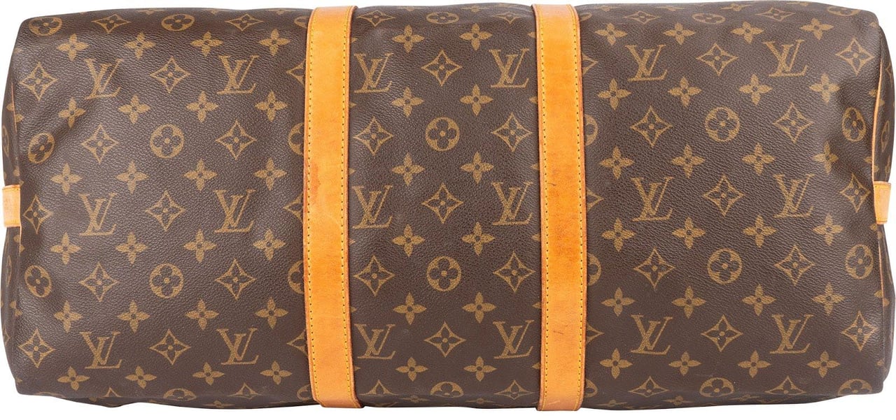Louis Vuitton Louis Vuitton Monogram Canvas Keepall 50 Bandoulière Travel Bag Bruin