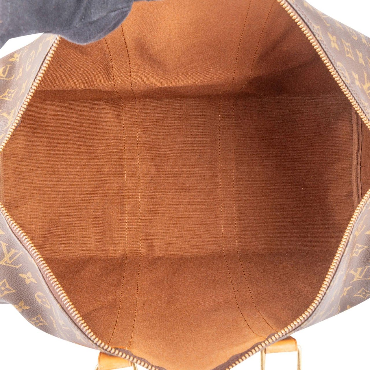 Louis Vuitton Louis Vuitton Monogram Canvas Keepall 50 Bandoulière Travel Bag Bruin